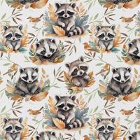 Popeline / Webware Waschbär