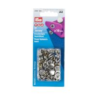 Jersey Druckknöpfe (20 Stk.) Nachfüllpack 10mm silberfarbig gefüllt