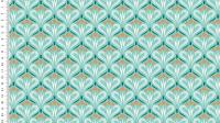 Viskose Retrostyle Ornament mint