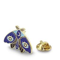 Pin / Anstecker " Nachtfalter blau "