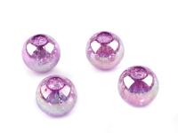 Perlenset Aurea Borealis hellviolett 20 mm (2 Stück)