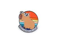 Pin / Anstecker Capybara "don´t worry"