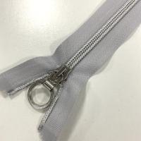 Reißverschluß teilbar silbergrau 80 cm Länge