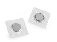 versteckter Verschluss magnetisch zum Annähen quadratisch 15mm