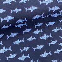 Jersey Haie auf dunkelblau