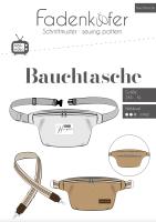 Papierschnittmuster Fadenkäfer Bauchtasche