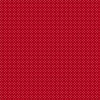 beschichtete Baumwolle Punkte klein rot weiß