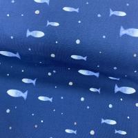 Jersey Fische auf blau