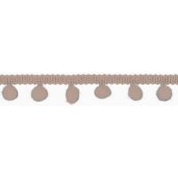 Bommelborte 10 mm puder
